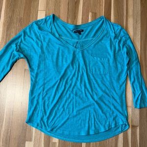 Small Blue American Eagle Quarter Sleeve